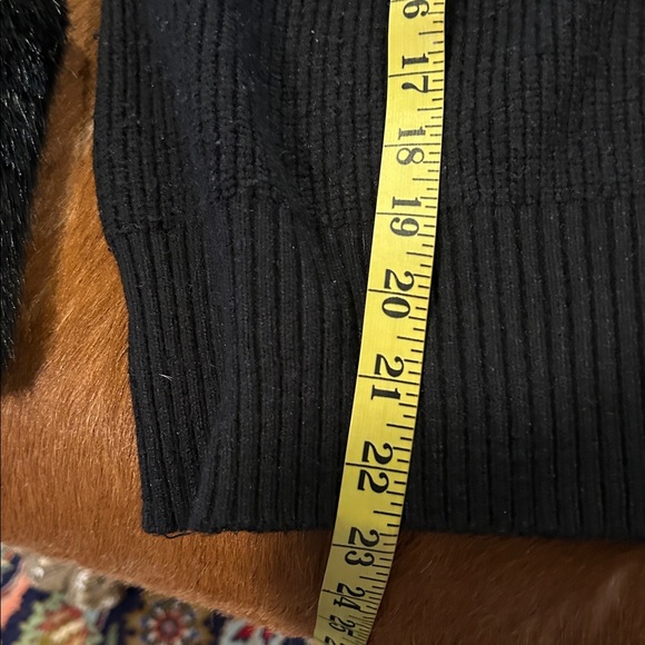 Stella & Lorenzo Faux Fur Cuff Sweater - Picture 7 of 8